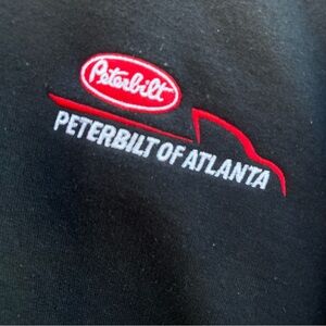 Black Peterbilt Hoodie Mens XL